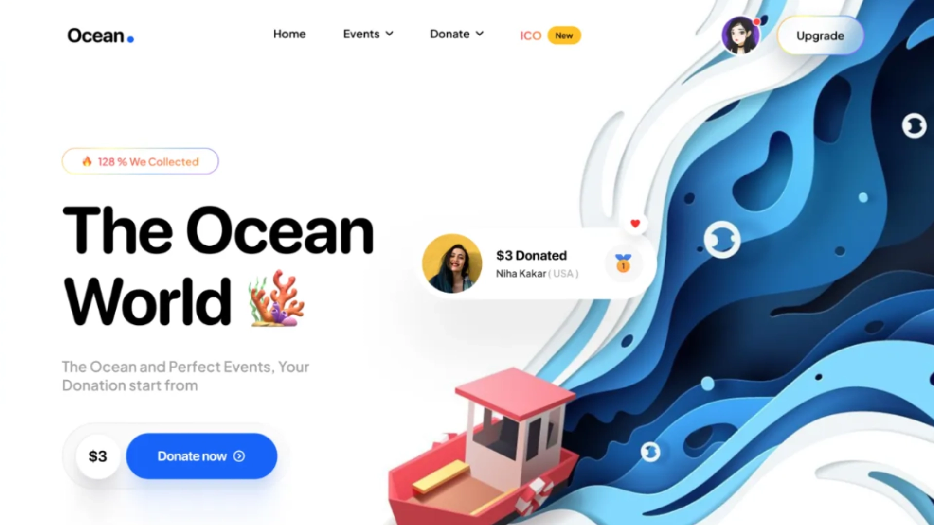 WordPress website design project