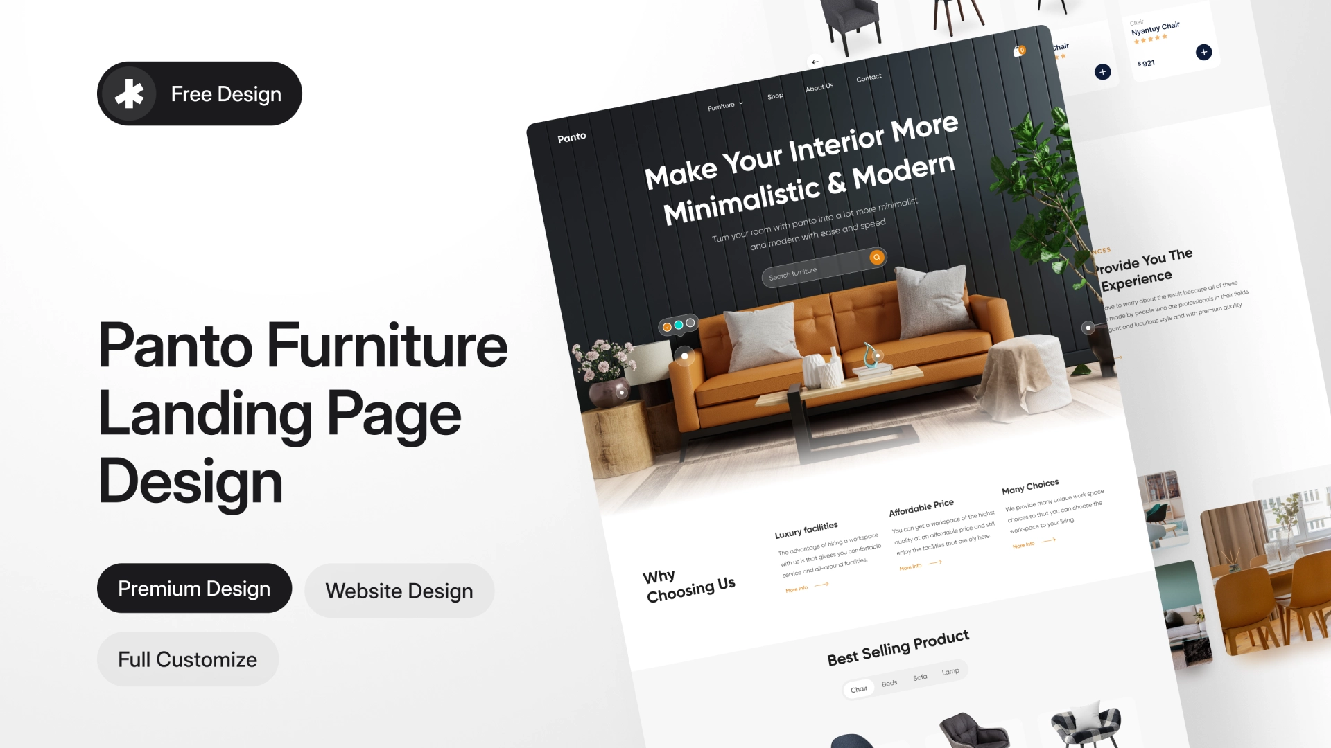 Restaurant website design project