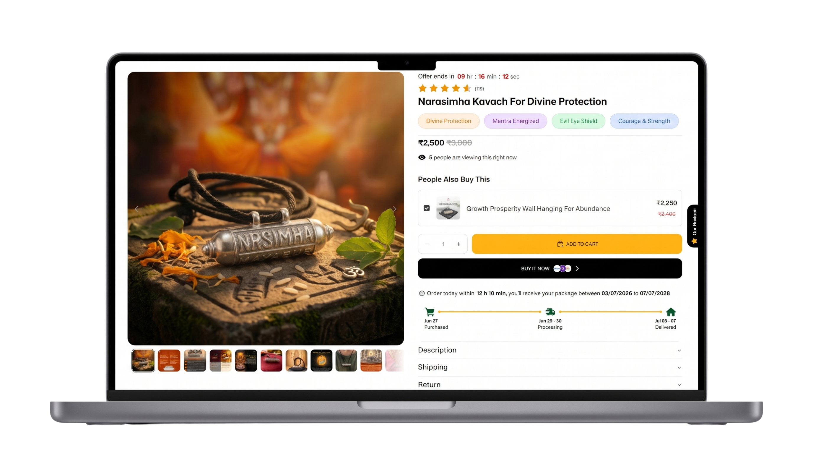 After — redesigned website